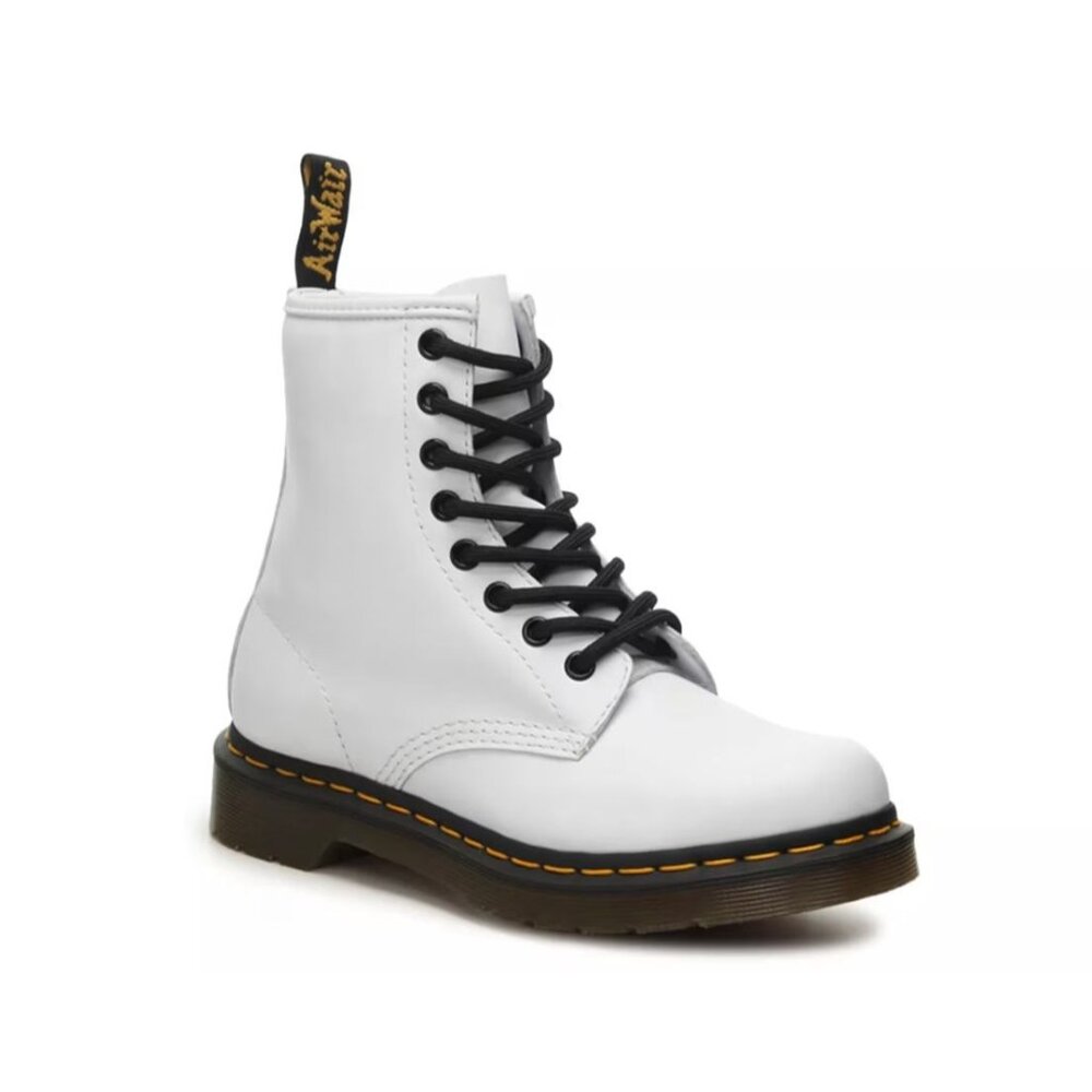 🆕 DR. MARTENS 1460 Vintage Lace-Up Ankle Boot Bootie 6 White - Picture 3 of 13